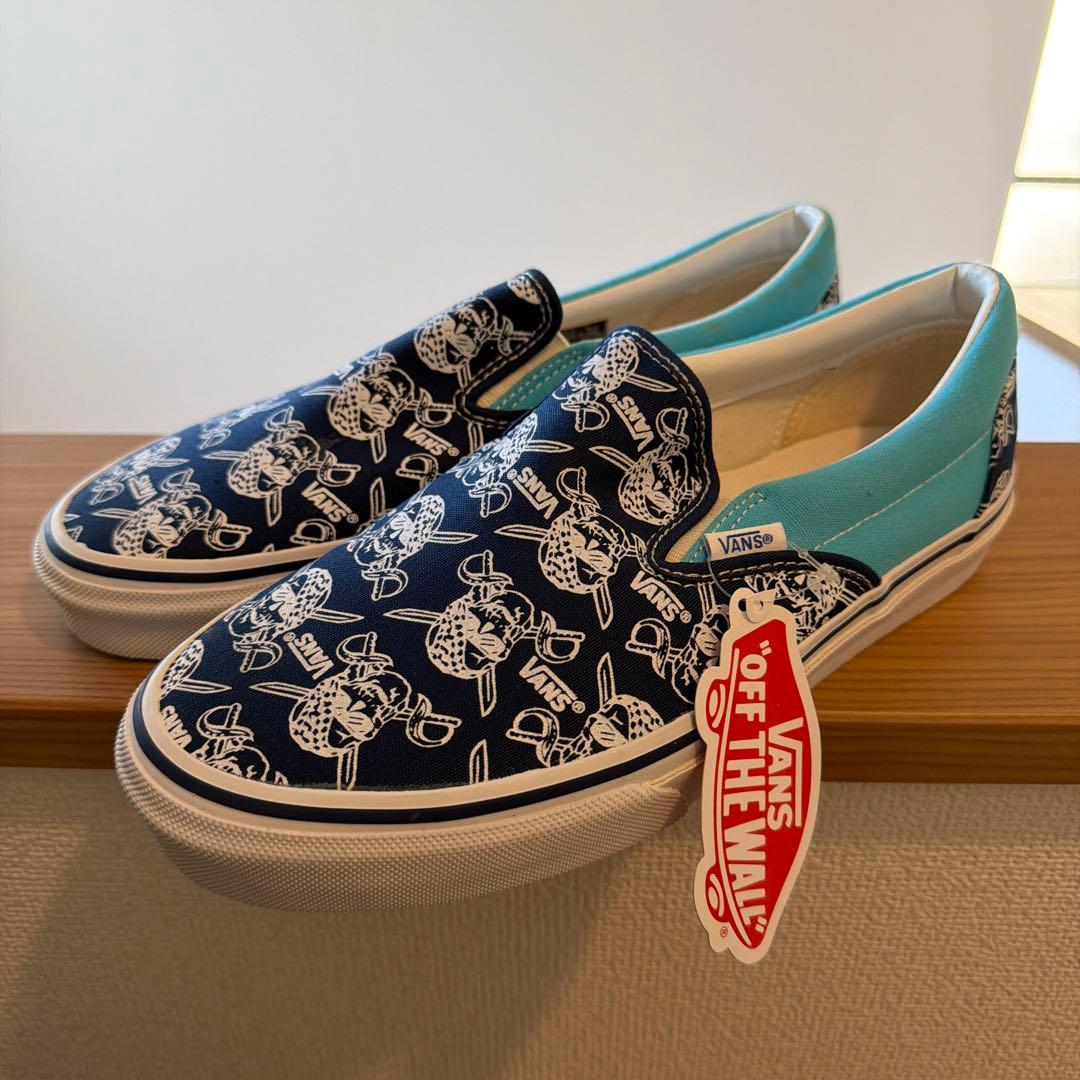靴 VANS SLIP ON PIRATES Vintage Vans skull pirates classic slip-on 90s | 塚野製作所