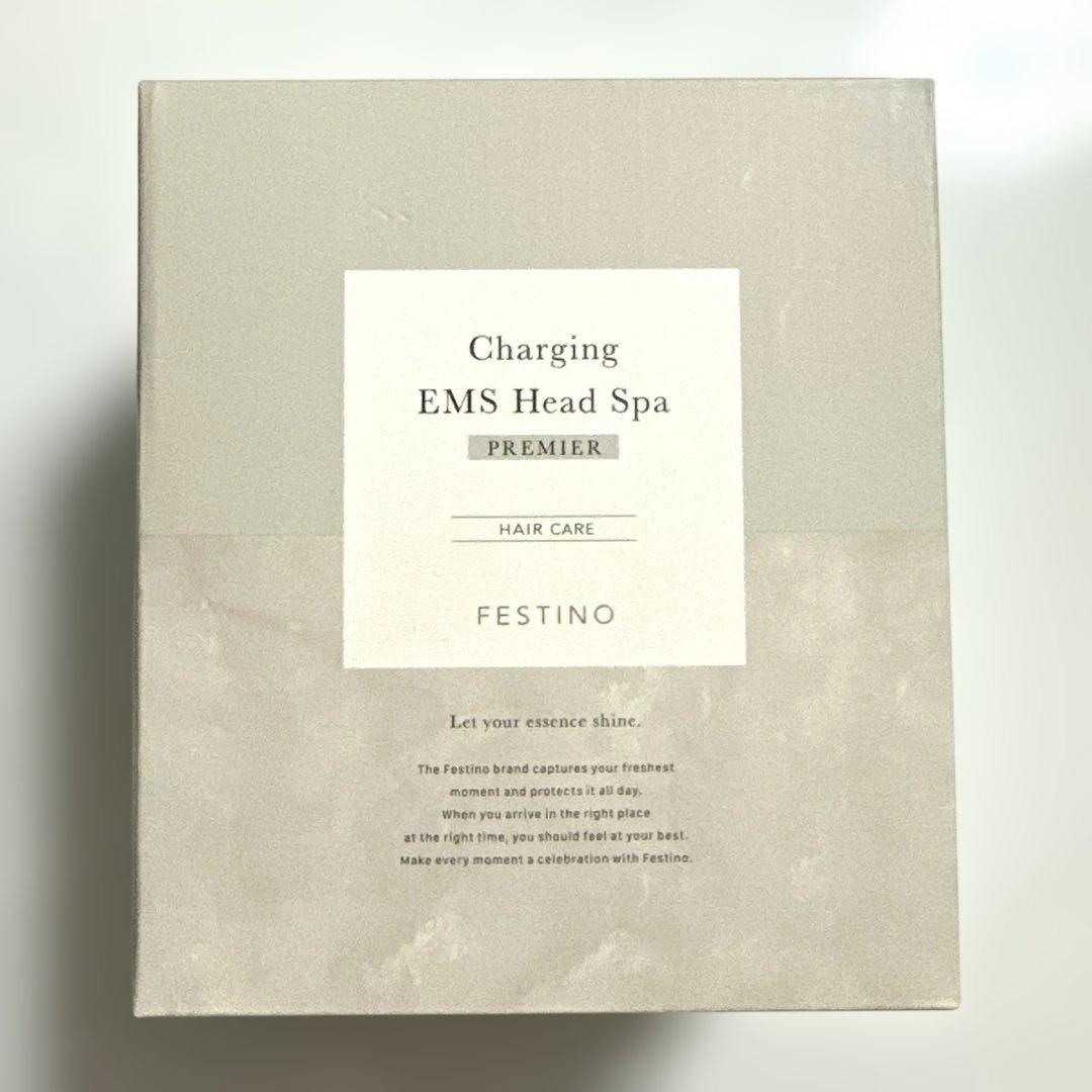 未使用 フェスティノ 充電式 EMS ヘッドスパ プレミア 充電式 EMSヘッドスパ プレミア | FESTINO フェスティノ 公式ブランド