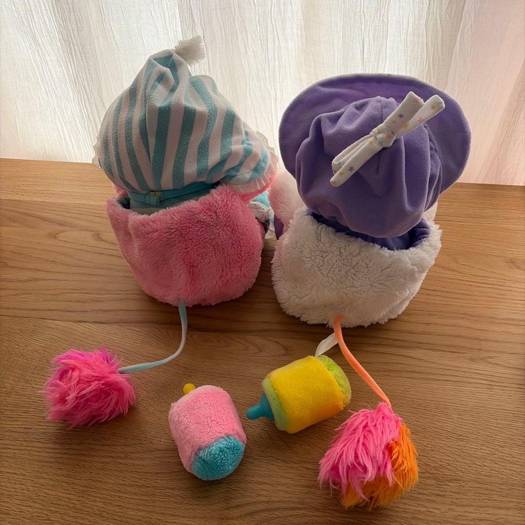 Babyポップルズ　ベビー　ビンテージトイ　ぬいぐるみ２個セット　哺乳瓶