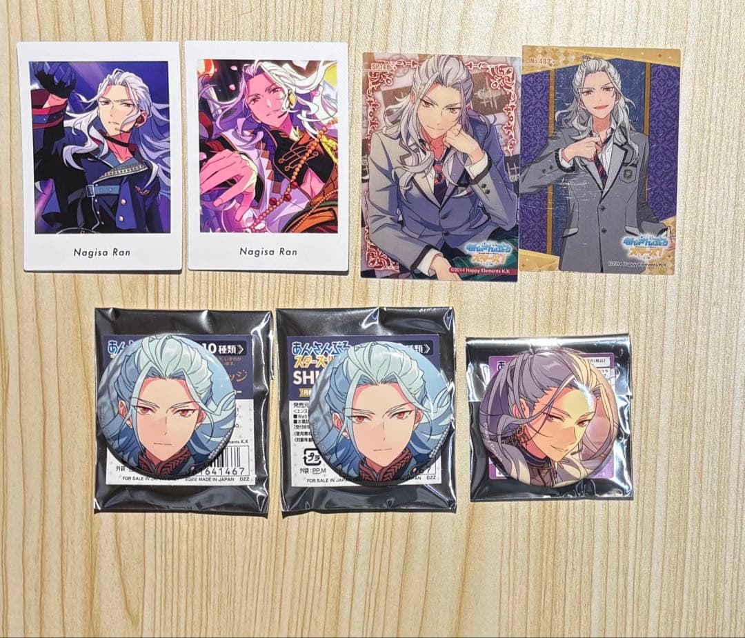 あんスタ 乱凪砂 缶バッジ 紙類 まとめ売り - メルカリ