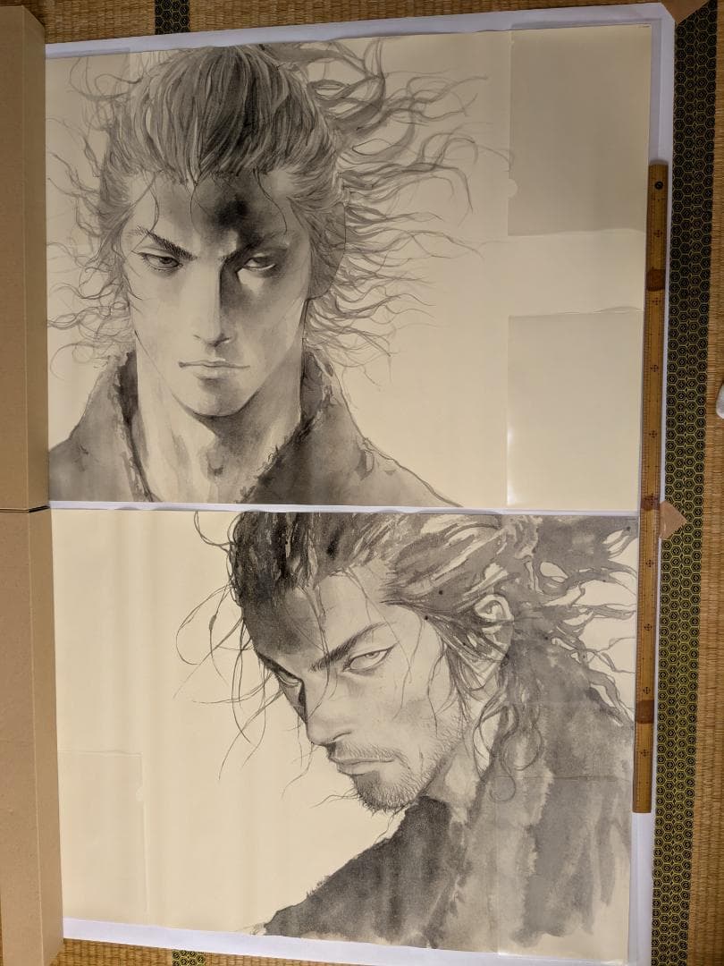 未使用品」井上雄彦 最後のマンガ展【半券付】バガボンド ポスター（B1