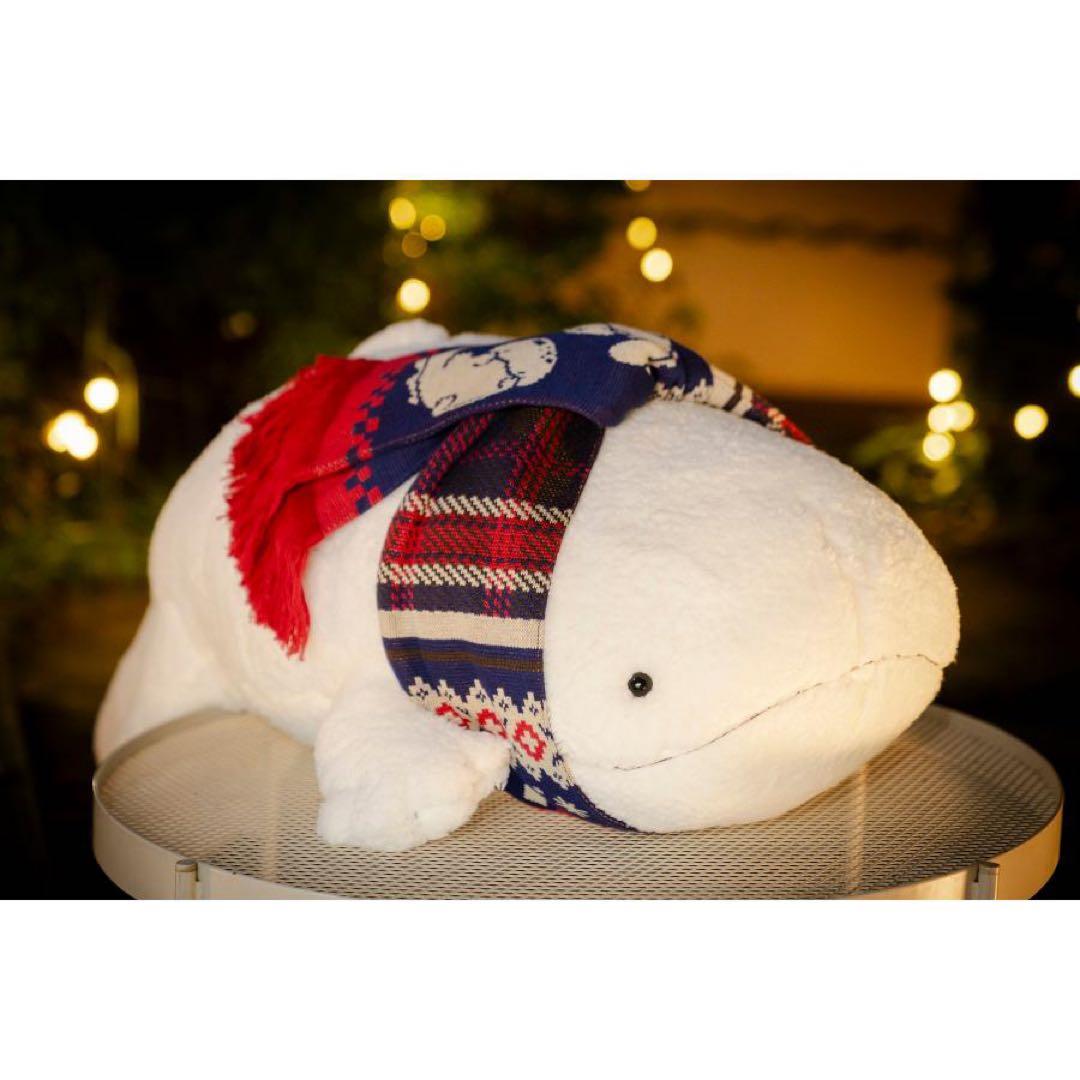 新品 京都水族館 マフラーつき オオサンショウウオぬいぐるみ雪ver 2025