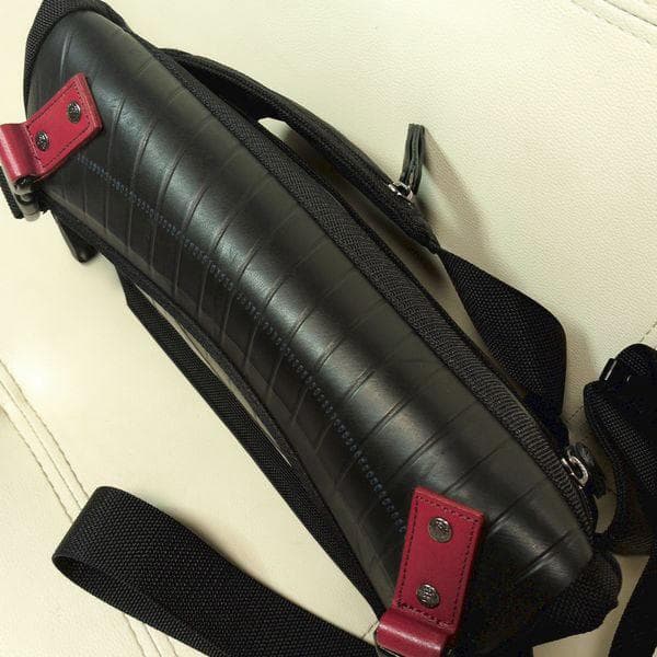 SEAL シール 2WAYデザイナーズウエストバッグ ボディバッグ 黒赤 日本製