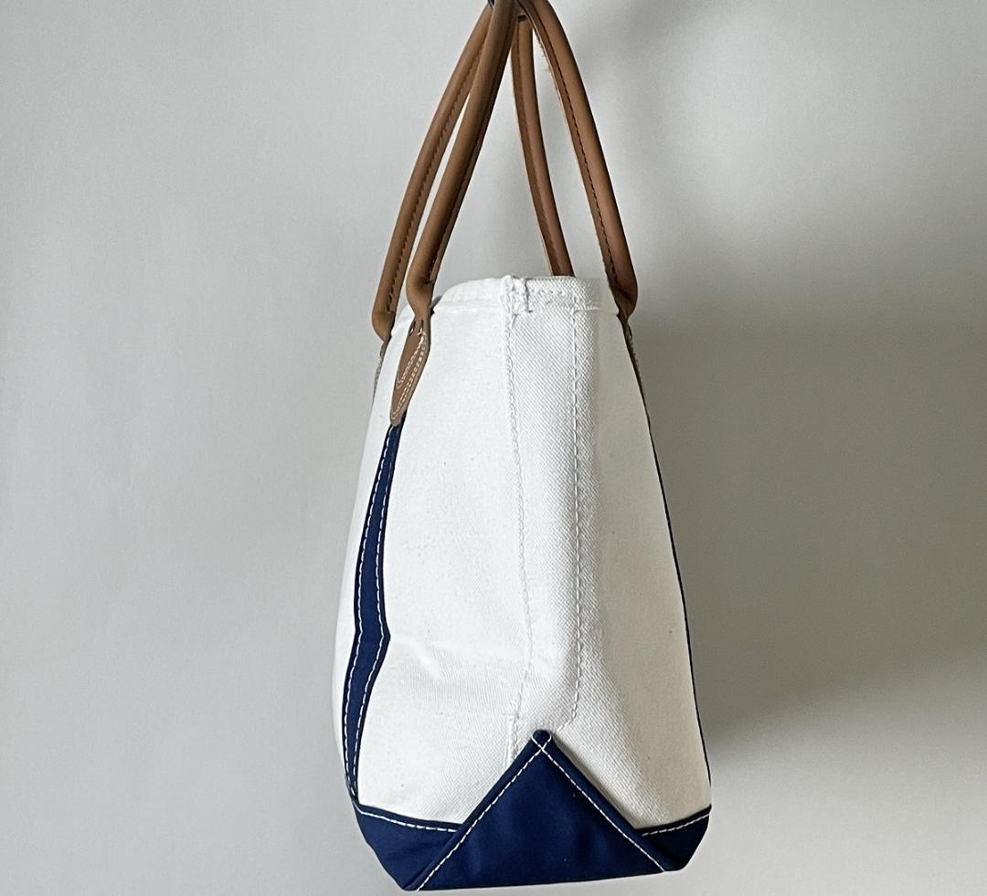 名作★USA製 LLビーン L.L.Bean レザー ハンドル トート バッグ