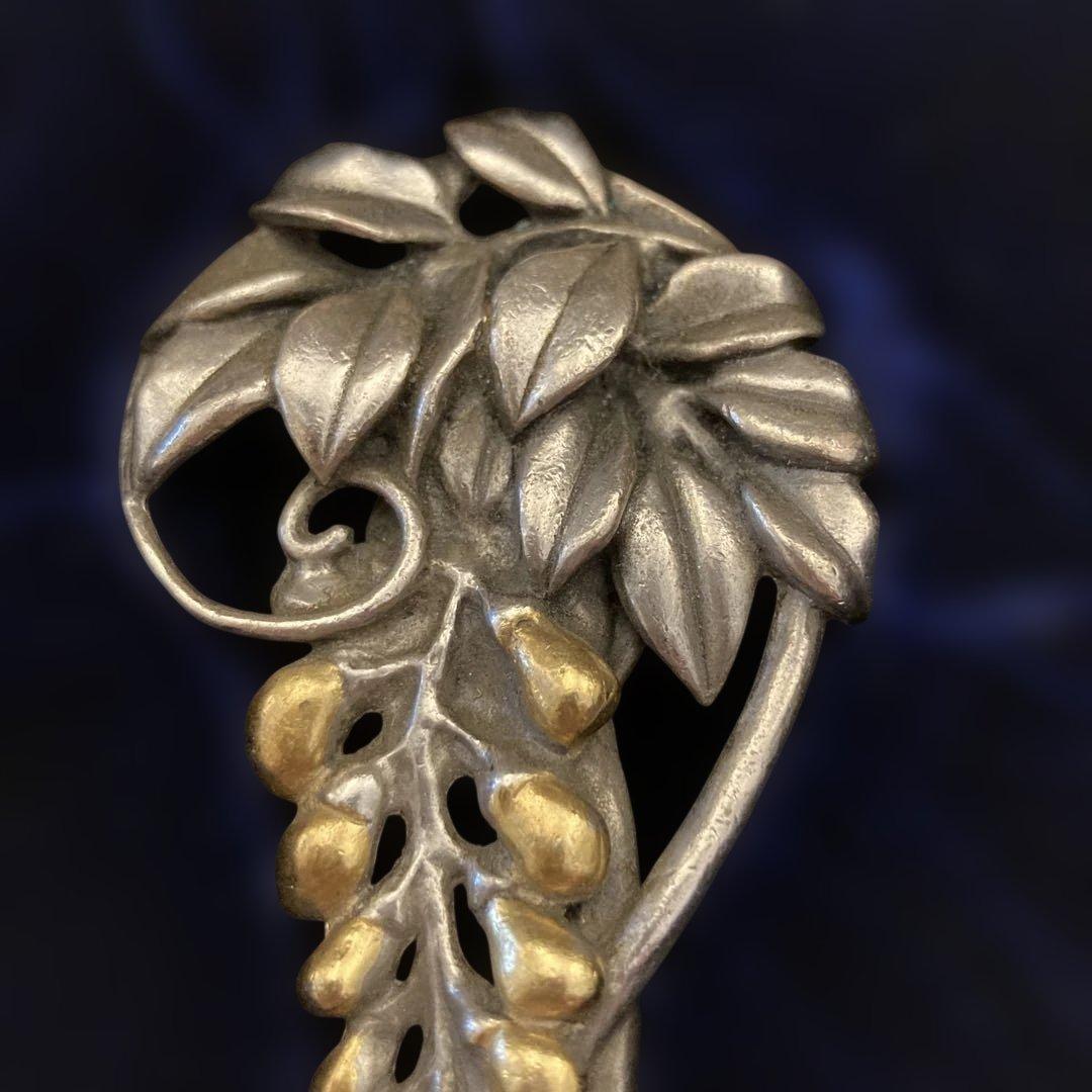 純銀　栓抜き　河西泰三