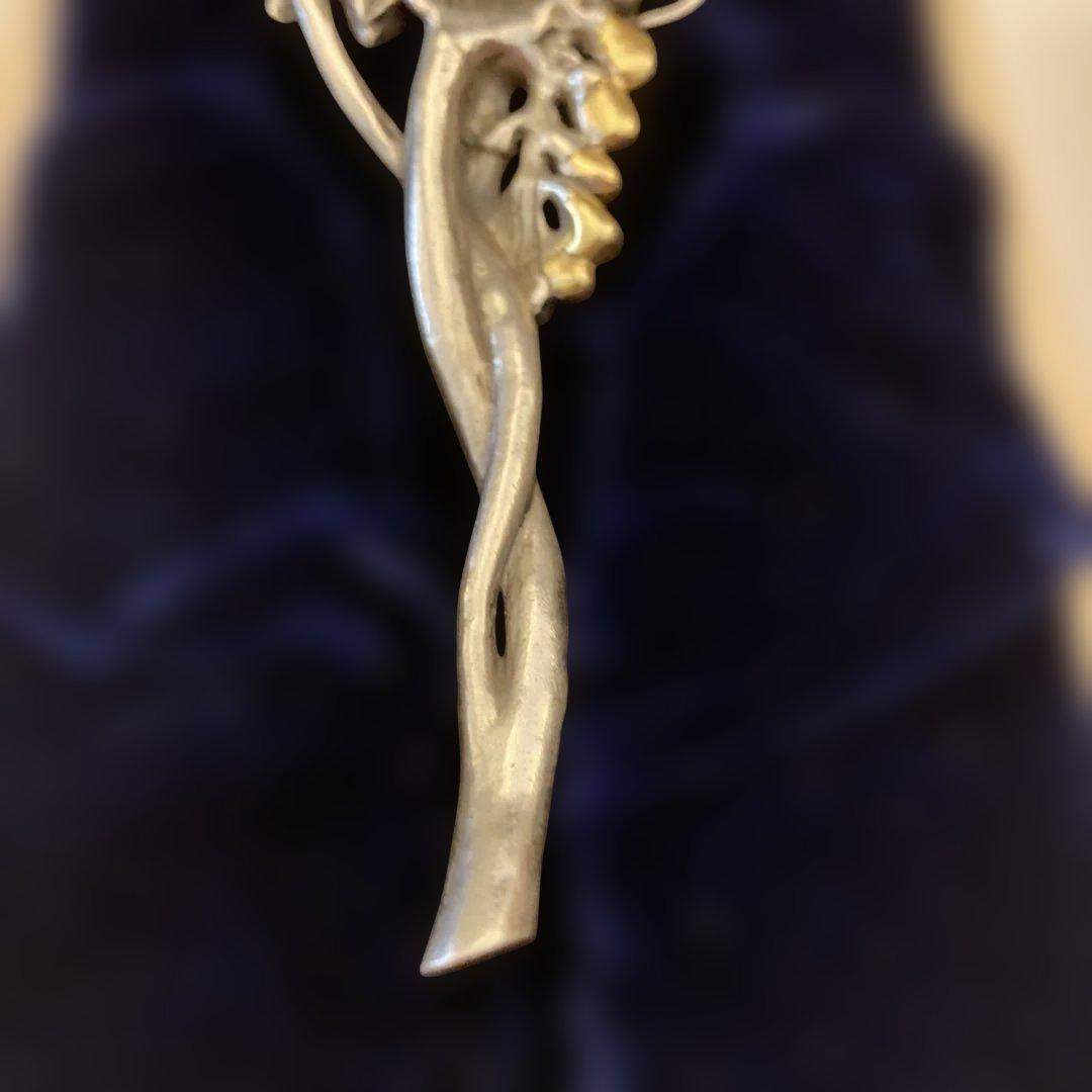 純銀　栓抜き　河西泰三