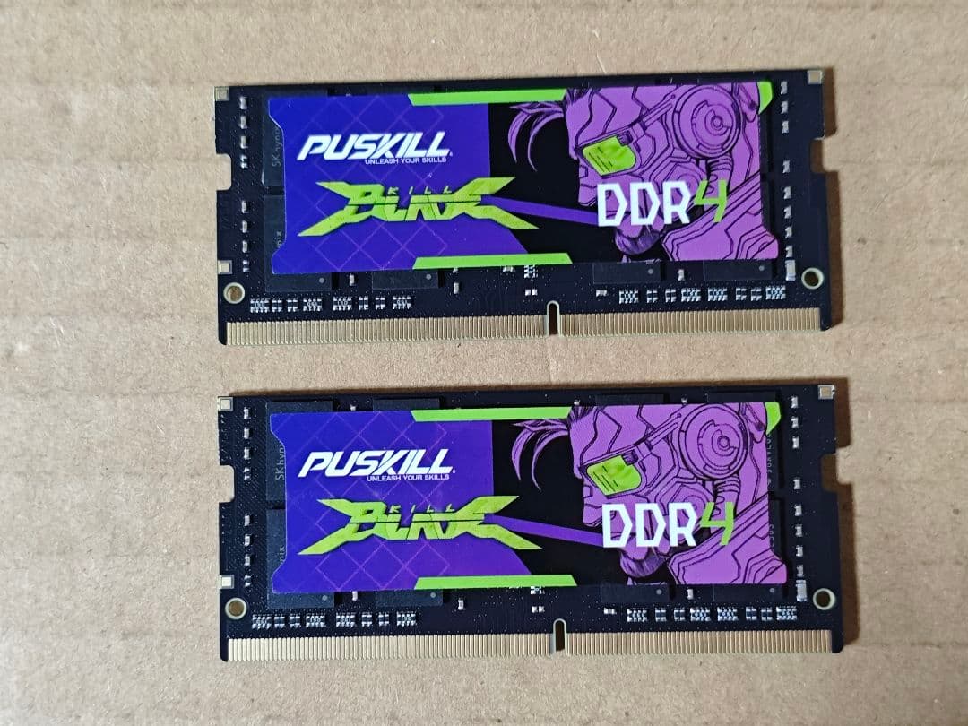 PUSKILL ノートパソコン用メモリ DDR4 2666 16GB×2 - メルカリ