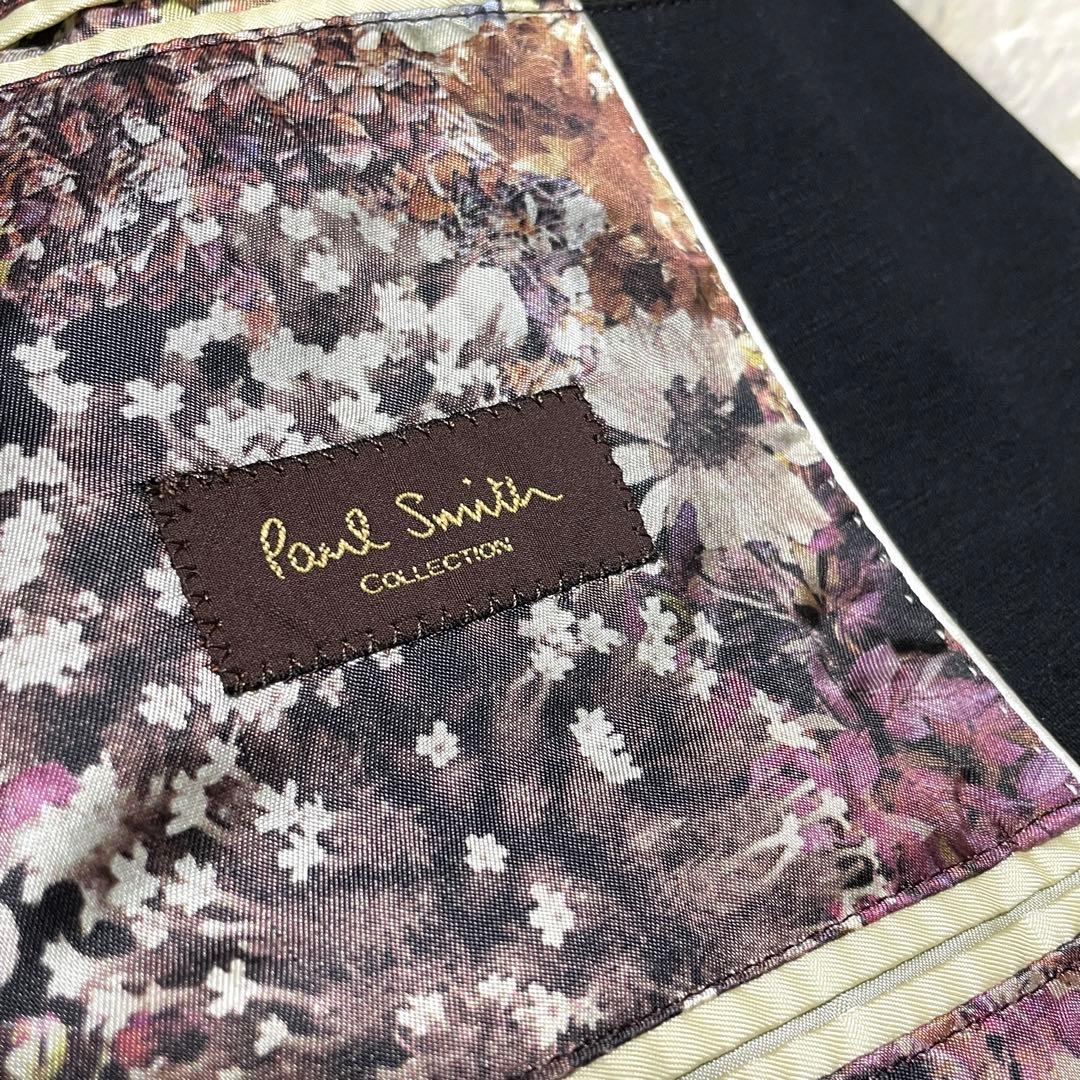 美品】ポールスミスコレクション テーラードジャケット 総柄裏地 花柄