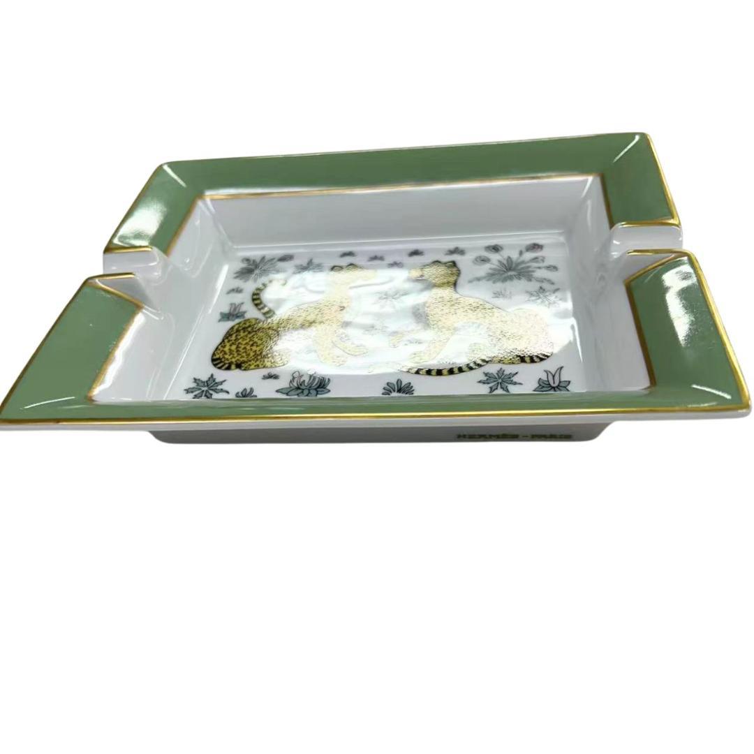 エルメス アフリカ プレートスクエア トレイ トレー 小物入れ 灰皿 エルメス シャス 犬 プレート スクエア トレイ トレー 小物入れ 灰皿