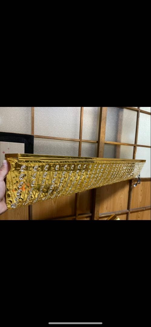 ナイアガラ シャンデリア ダブルチェーン LED付き 値下げ中‼️ - メルカリ