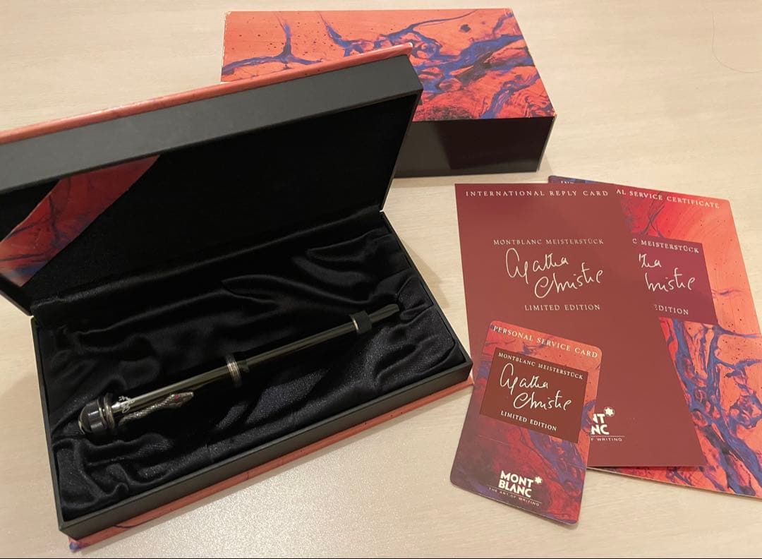 限定★モンブラン作家シリーズ万年筆★アガサ・クリスティー1993年 モンブラン 万年筆 作家シリーズ1993 アガサ・クリスティ MONTBLANC