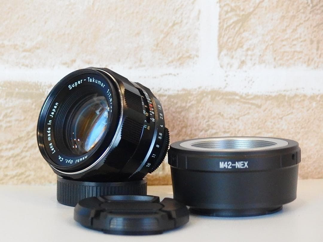 Super Takumar 55mm F1.8 SONY Eマウントセット オールドレンズ】「ペンタックス スーパータクマー55mm F1.8」と