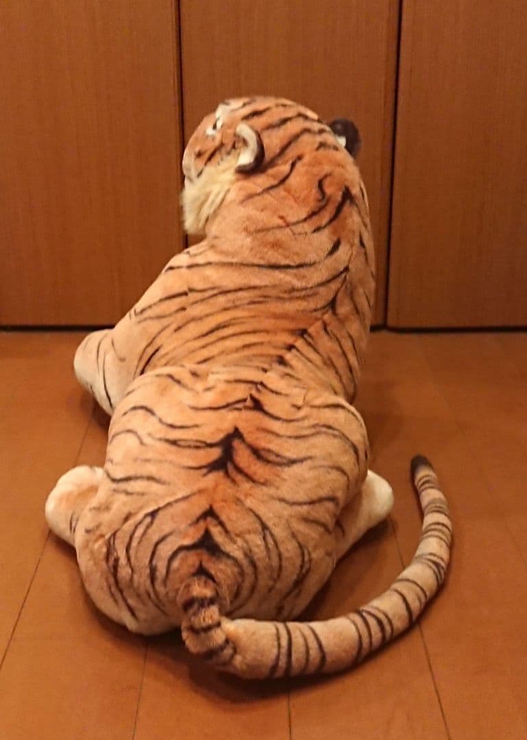 激レア 約191cm 超特大サイズ リアル トラのぬいぐるみ