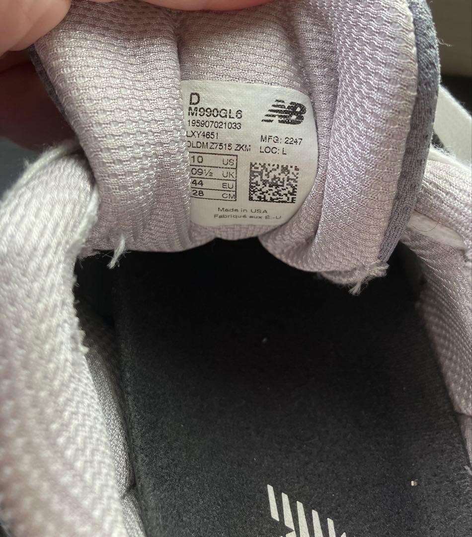 New Balance 990v6 グレー 28.0cm