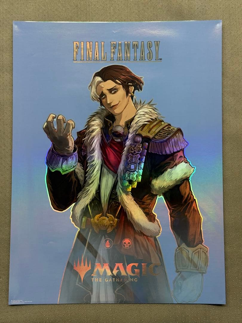 MTG FFコラボポスターfoil※5種set
