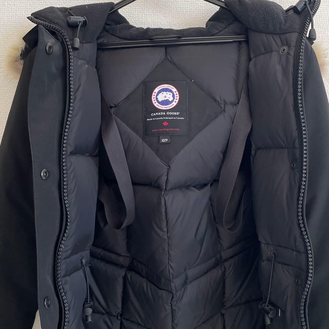 美品】 カナダグース ヴィクトリアパーカー ブラック レディース