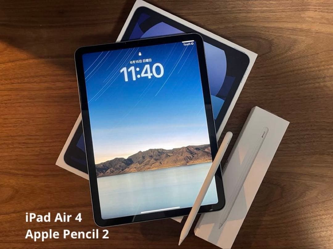 Apple Pencil付きiPadAir第4世代-WIFI ブルー 64GBiPad Air 第4世代 Wi