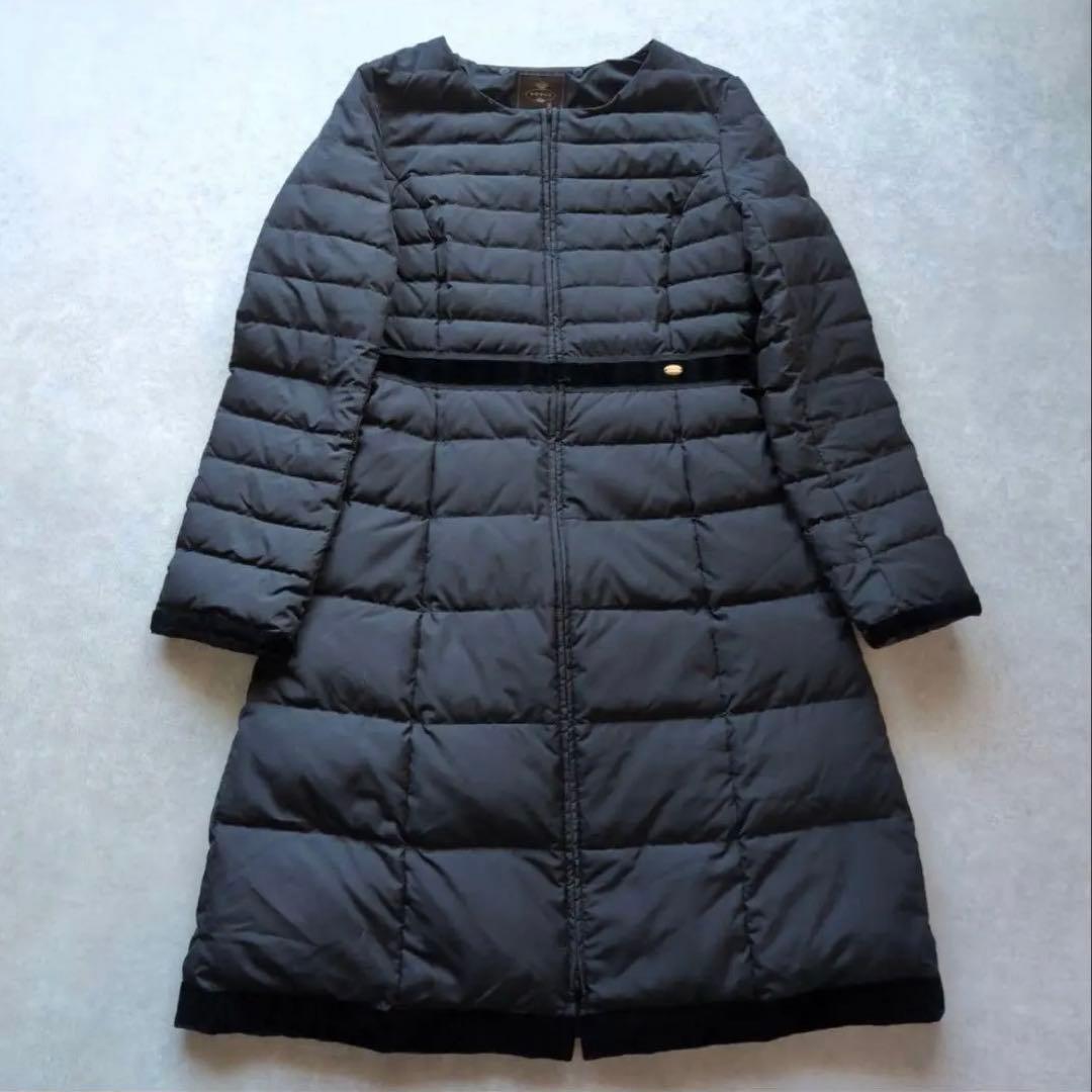 最終値下 トッカ ダウンコート Aライン ベロア生地 ロゴプレート 0size 楽天市場】2024年秋冬モデル タトラス トカ ダウン コート 膝下 ロング