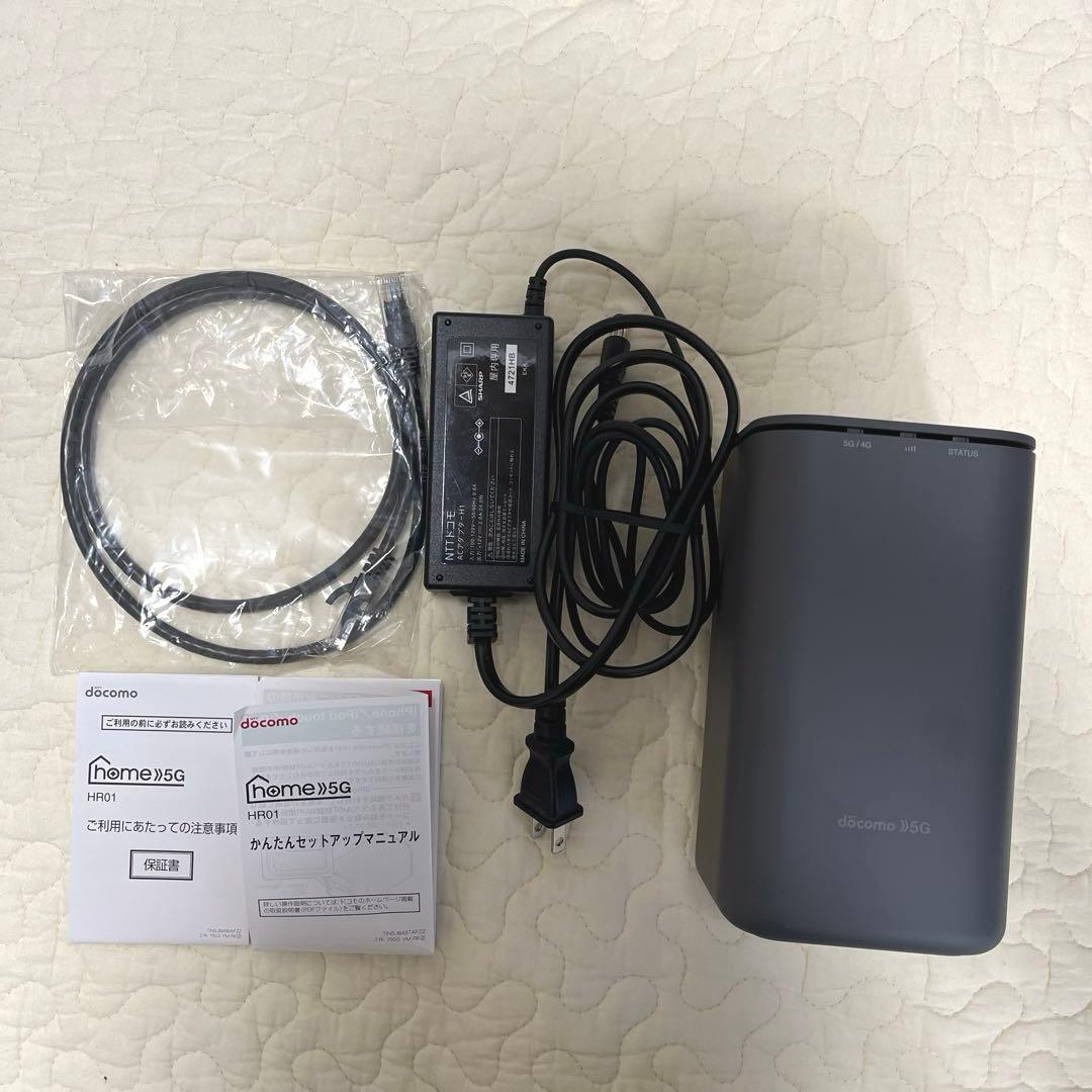 docomo home 5G HR01 無線LANルーター - メルカリ