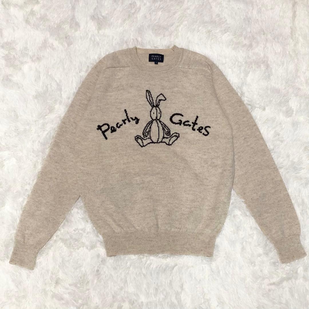 希少】PEARLY GATES パーリーゲイツ ニット セーター 1 うさぎ柄