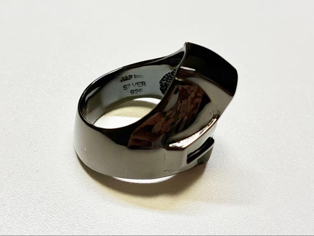 JAP工房 ガンダム 黒い三連星ドムシルバーリング (ブラック