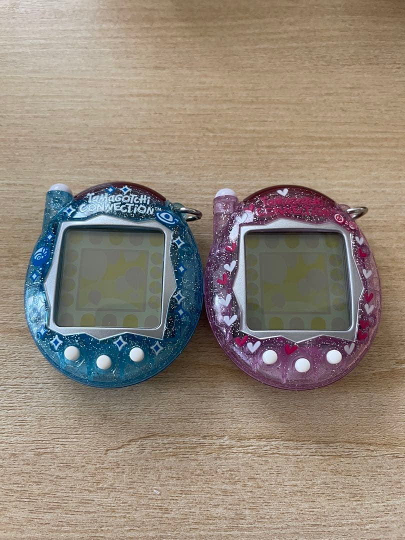 たまごっちコネクション　ぴんくらめ　みずいろらめセット　箱、取説有中古品