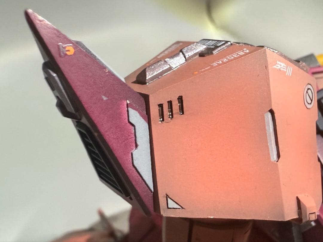 ガンプラ MG 1/100 ゲルググ 全塗装完成品 レジン改造 艶消し仕上げ