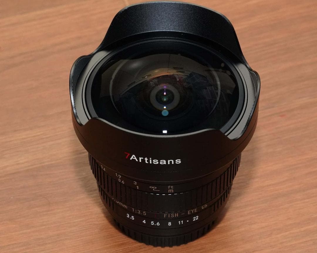 7Artisans　MF 7.5mm f/3.5 APS-C EF　魚眼　美品