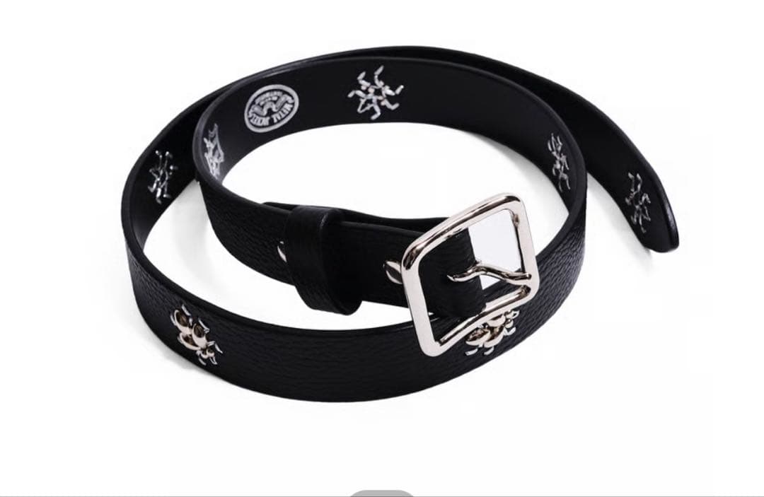 タトゥースタジオヤマダメタルジャケット別注 \"BUG\" レザーベルト 32