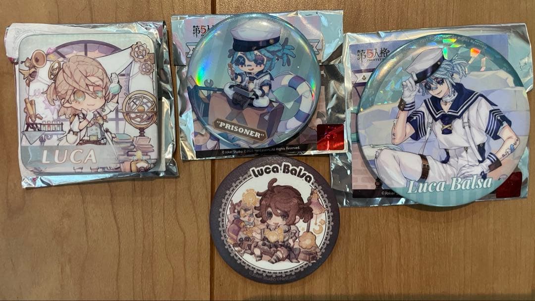 第五人格　囚人　缶バッジ　cp セット 第五人格 IdentityV だっしゅ 缶バッジ 囚人set - メルカリ