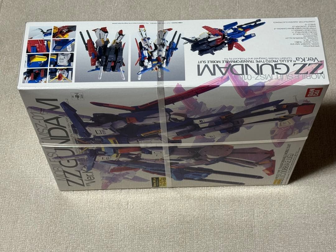 MG ZZガンダム ver.ka プレミアムデカール付 強化拡張パーツ　セット