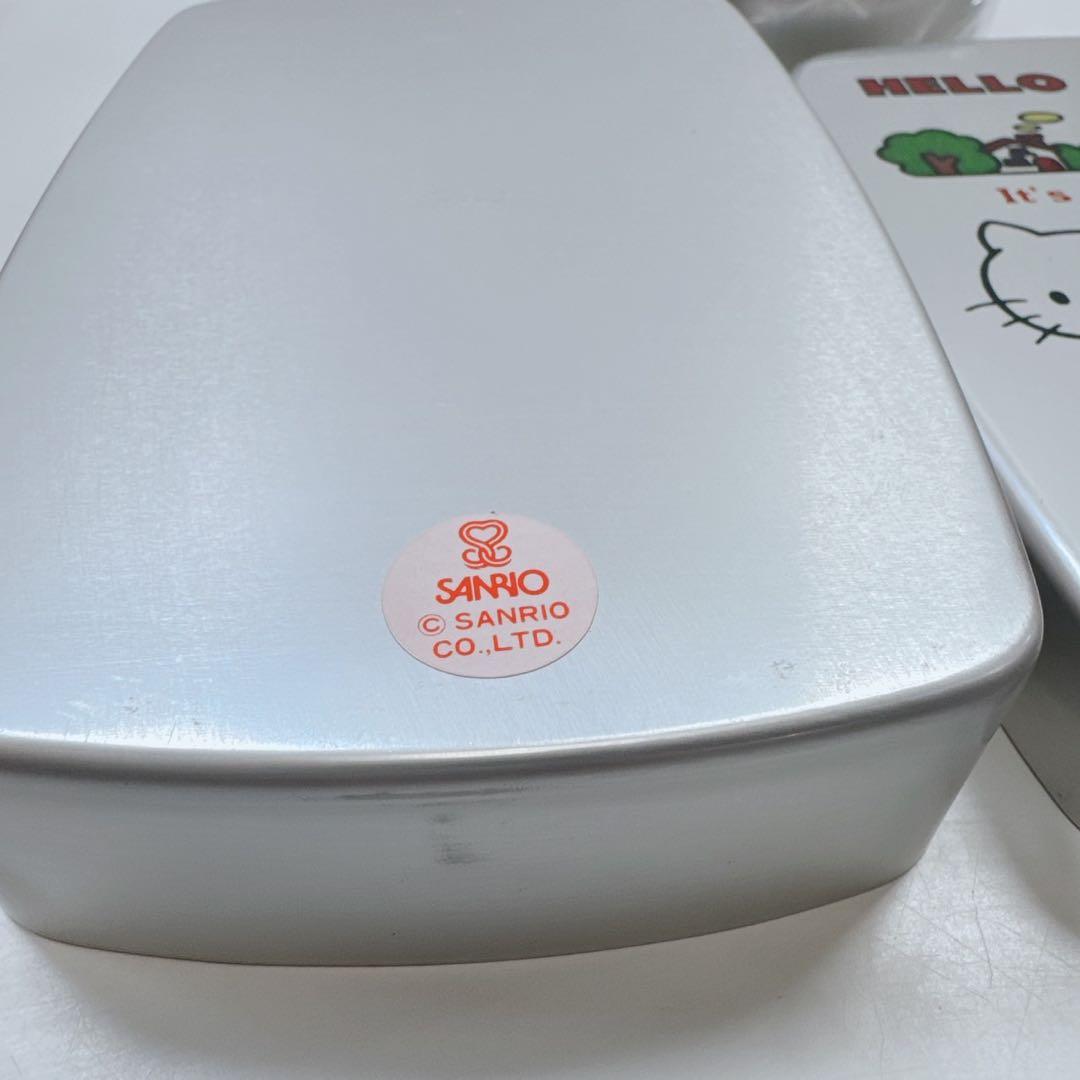 k2108 HELLOKITTY ハローキティ　アルミ弁当 昭和レトロ