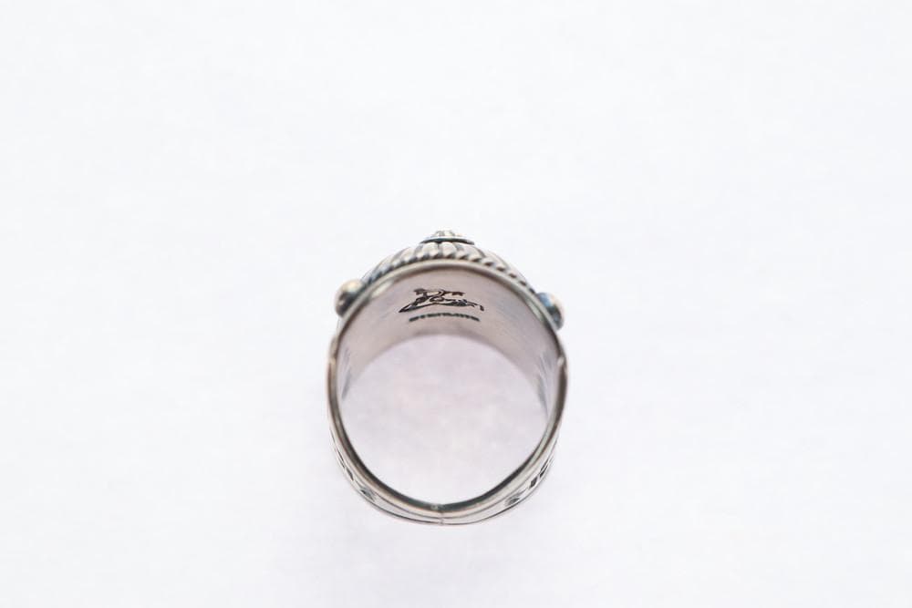 ◇インディアンジュエリー デルバート・ゴードン作 リング 指輪 09416