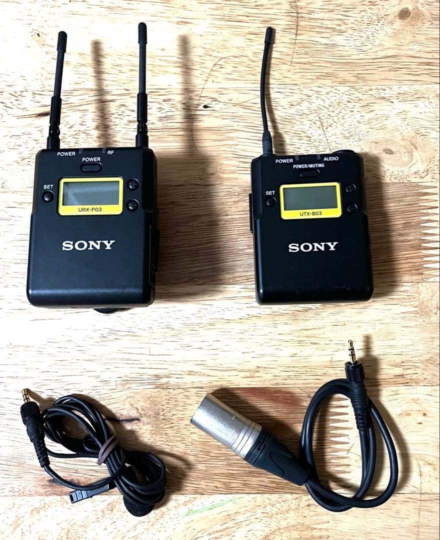 Sony ワイヤレスマイクシステム UTX-B03 URX-P03 sony utx-b03 | eBay