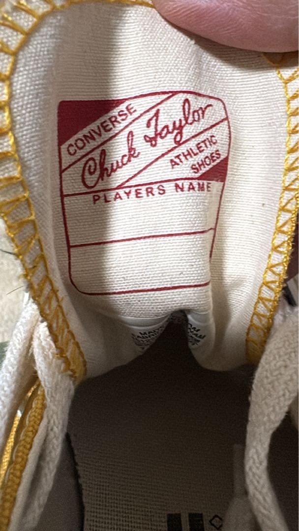 【CONVERSE ct70 】 イエロー 26.0cm