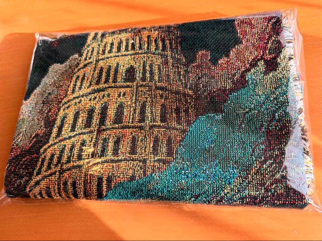 Mrs. GREEN APPLE バベルの塔ゴブラン織りマルチクロス　ラグ