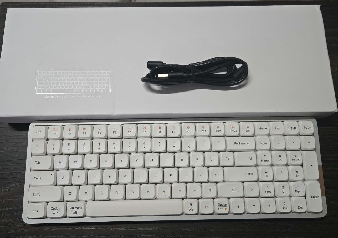 lofree　flow　100 キーボード　ロープロファイル　他キーキャップ付き Amazon | Lofree FLOW100 ロープロファイルメカニカルキーボード 英語