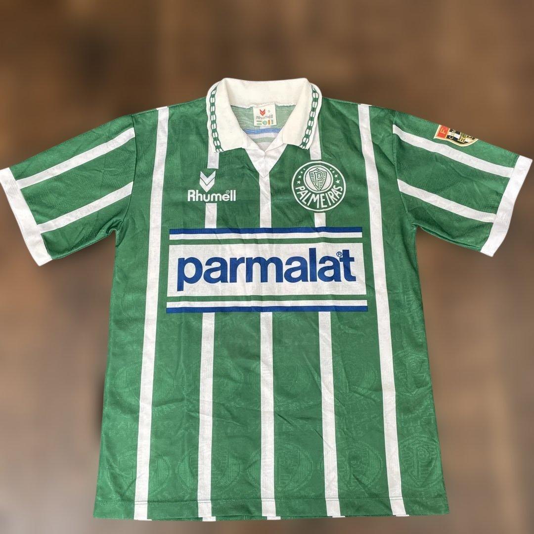 90s Rhumell SE パルメイラス　サッカー　ヴィンテージユニフォーム Yahoo!オークション -「パルメイラス ユニフォーム」(サッカー