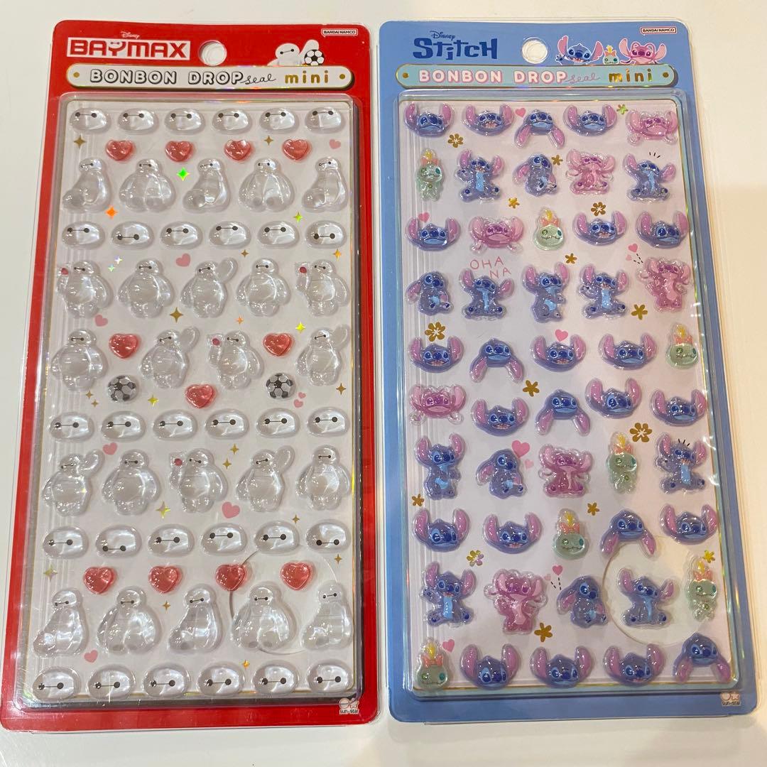 ディズニー ボンボンドロップシール ミニ ズートピア ベイマックス