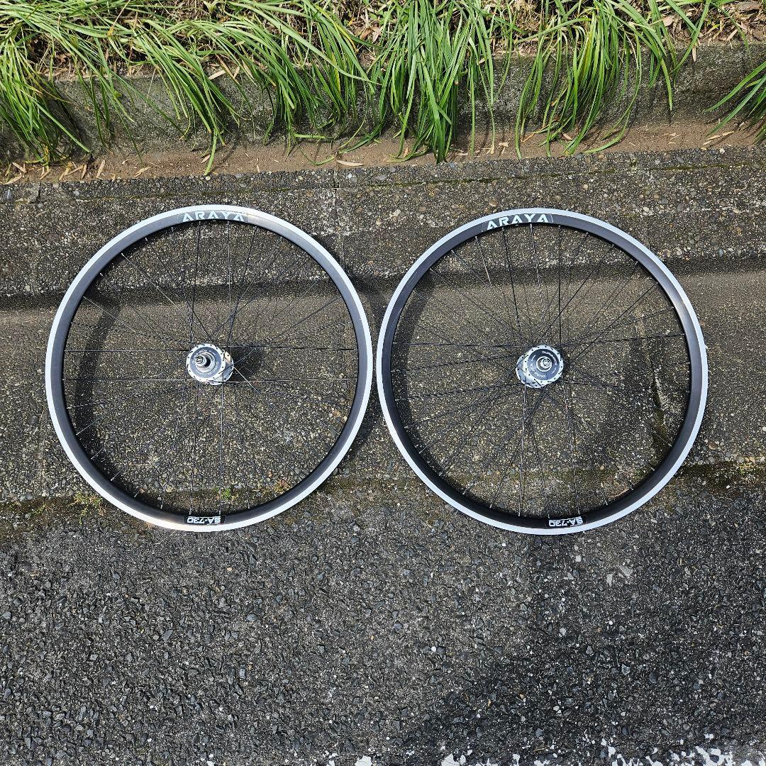 美品!! アラヤ sa-730 クリンチャーホイール 固定　ピスト　競輪 Yahoo!オークション - ピストホイールセット リム ARAYA SA-730 ハブ e