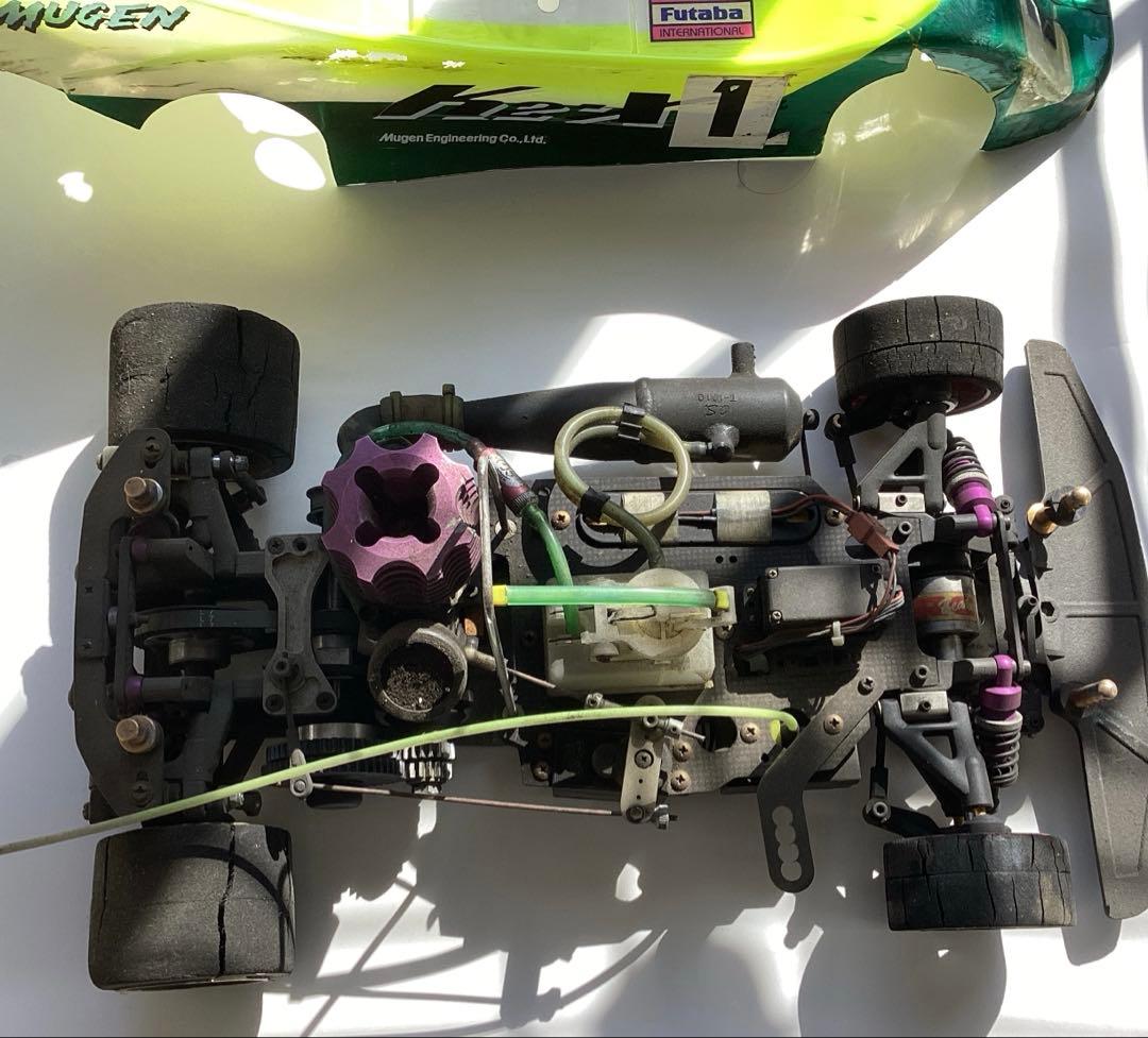 MUGEN K2Xアバンス無限精機1/10GPレーシング　メカ・エンジン搭載機