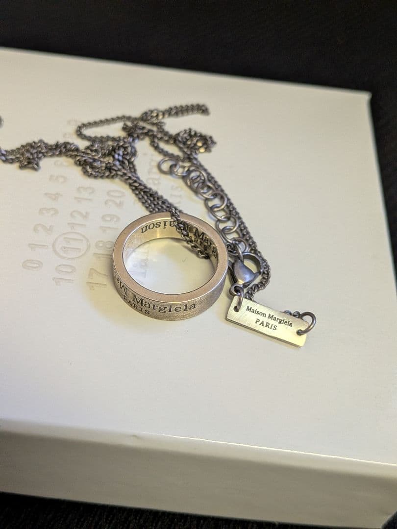 Maison Margiela リングペンダント ネックレス MM6 エムエムシックス メゾンマルジェラ ペンダントリングネックレス