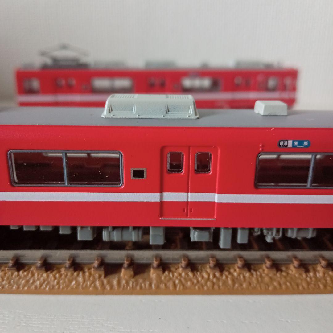 【レトロ】名古屋鉄道6000系　白帯　2両セット　赤色　白ライン