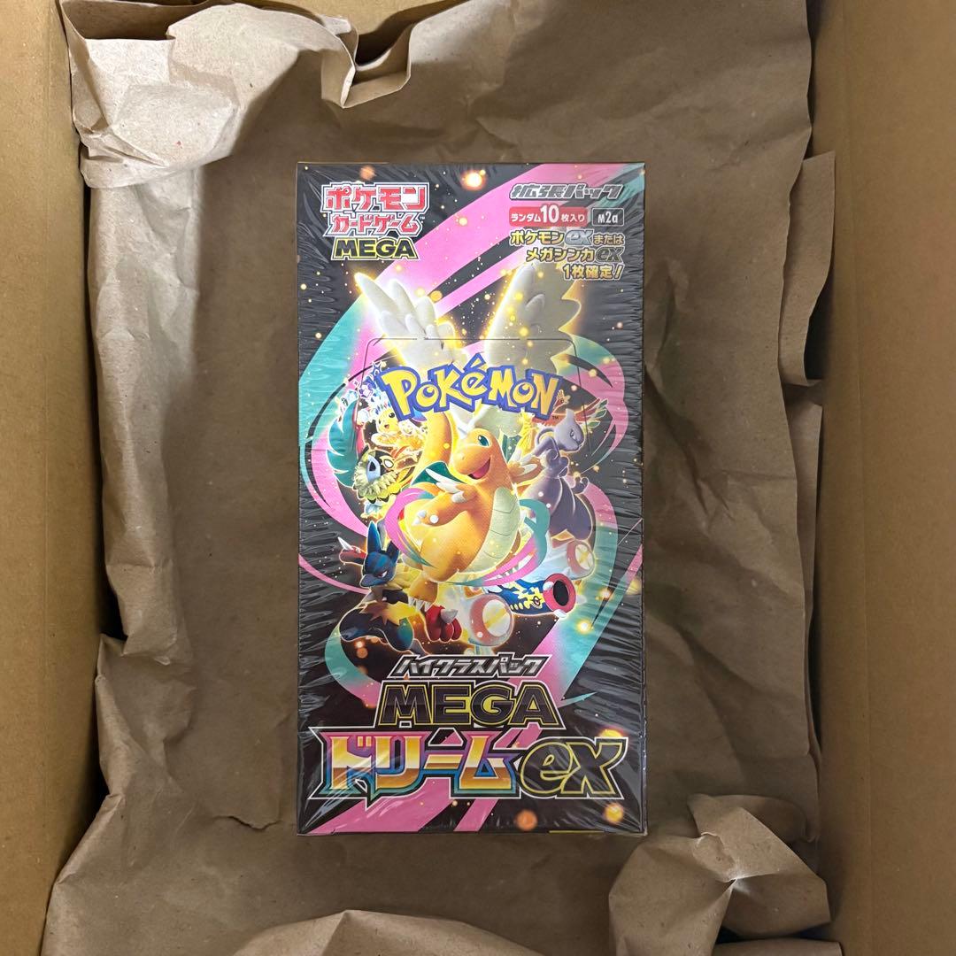 ポケセン産 MEGAドリームEX 新品未開封BOX シュリンク付き ポケカ