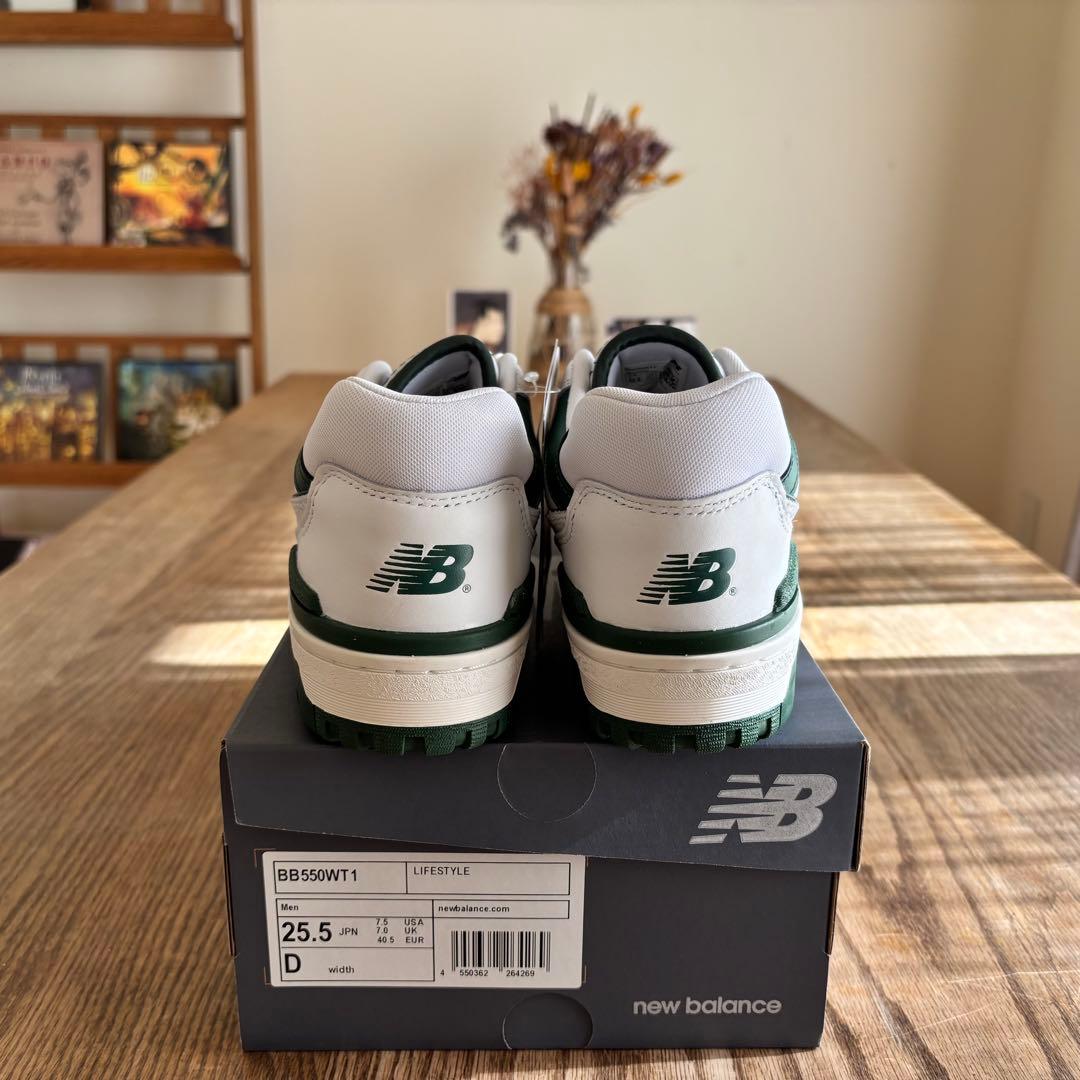 ☆*e様 New Balance BB550WT1 25.5cm WHITE/G