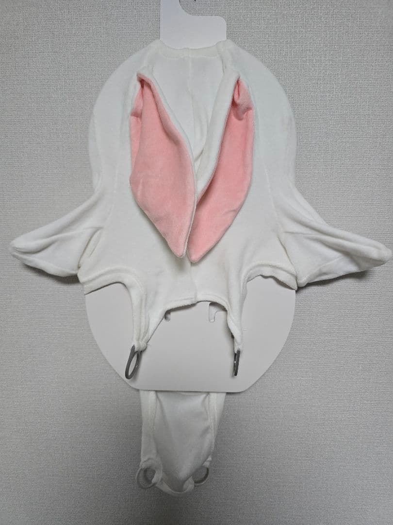 ラボット うさぎベロアカットソー ホワイト 人参付き lovot