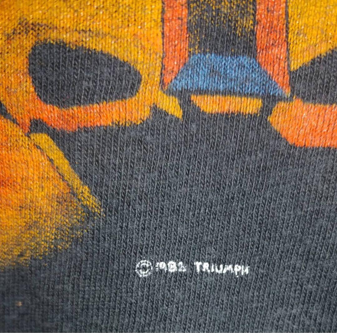 82年製·ビンテージ!TRITMPH “TRITMPH ON TOUR”黒　S