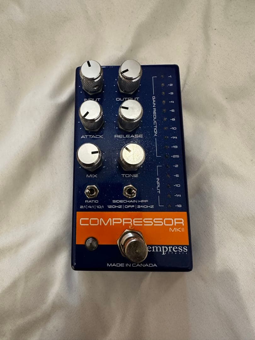 コンプEmpress Effects Compressor MKII Blue empress effects Compressor MKII Blue コンパクトエフェクター
