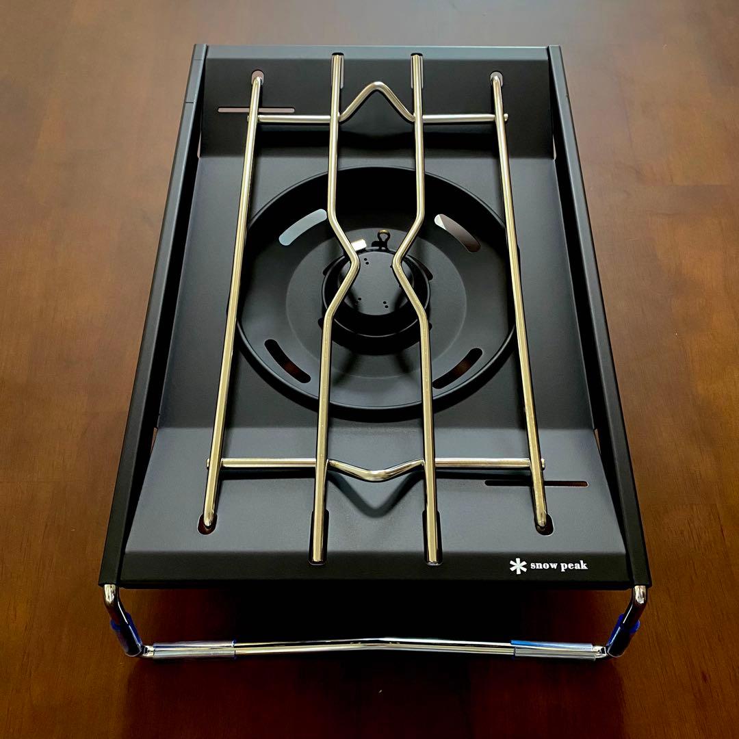 ⭕️高規格「マットブラック耐熱塗装」 スノーピーク フラットバーナー