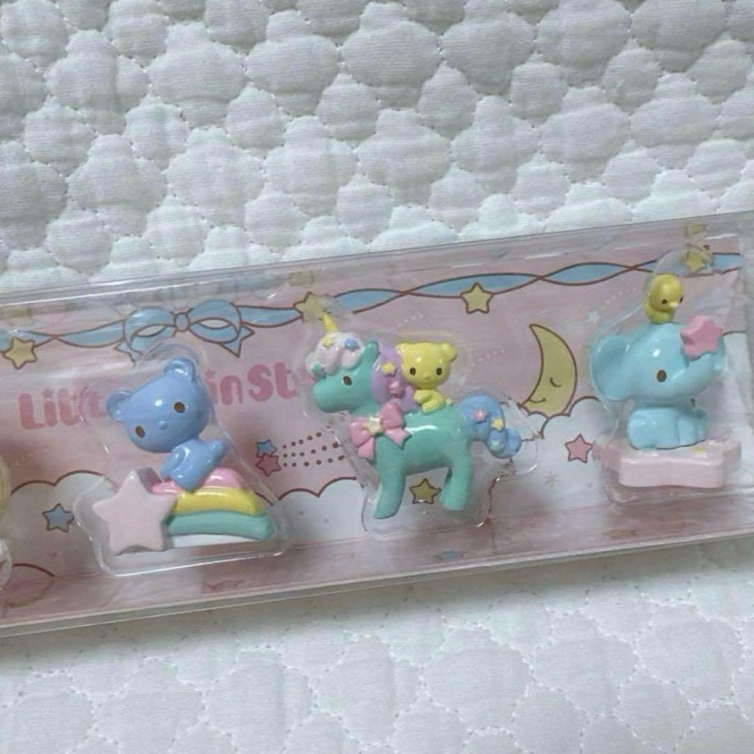 サンリオ❣️超激レア　キキララ お友達　フィギュア　クマ　ネコ　レトロ